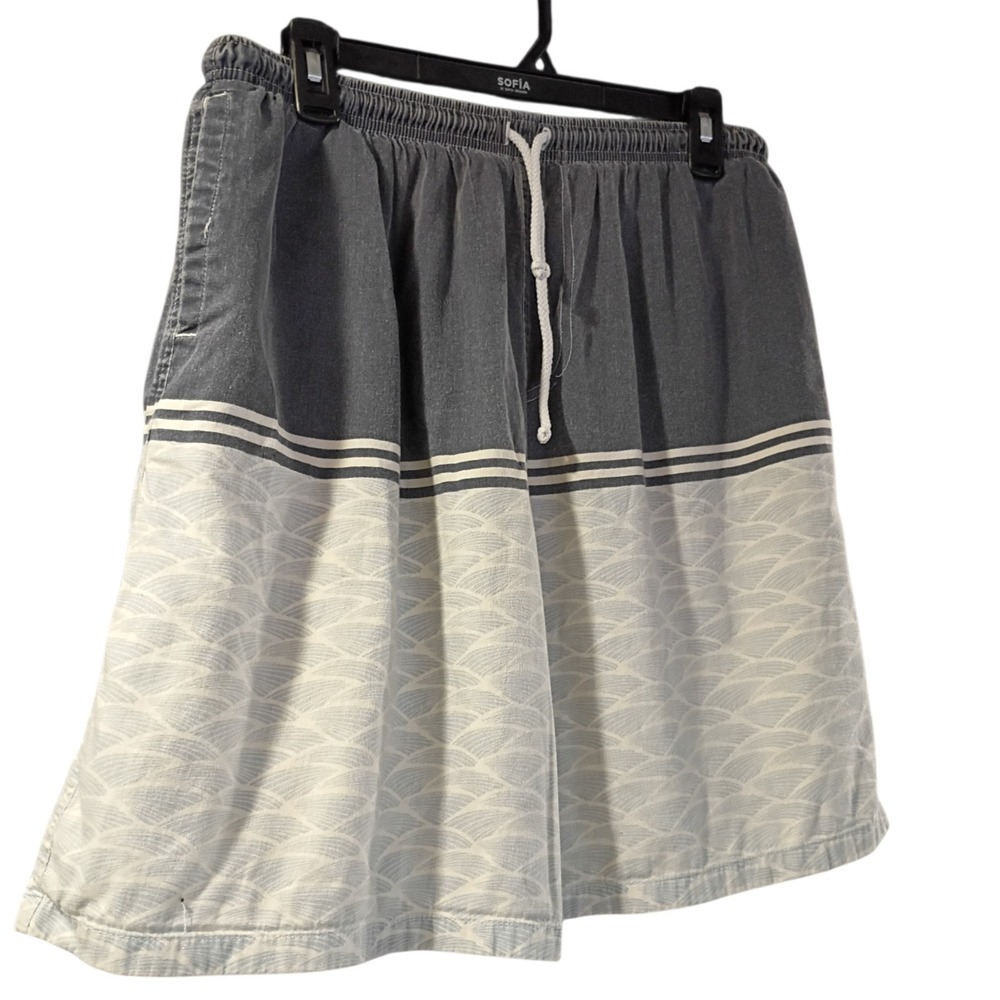 Men's Coop Select Athletic 100% Cotton Lightweight Shorts Size XXL Black Gray - Picture 2 of 8